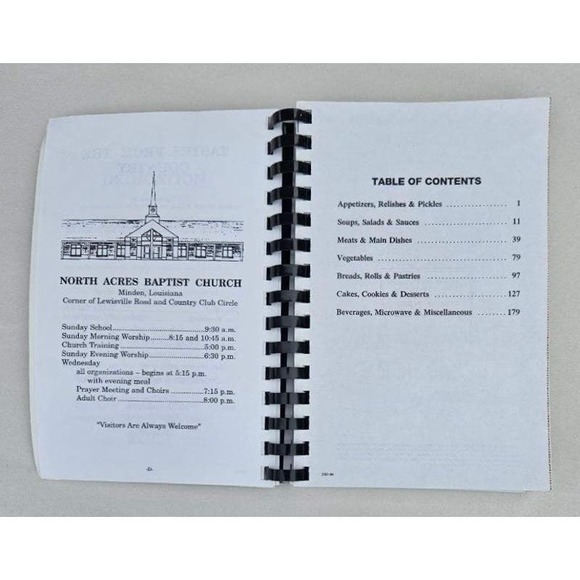 North Acres Baptist Church Tastes From The Country Cookbook Minden Louisiana - Picture 8 of 16